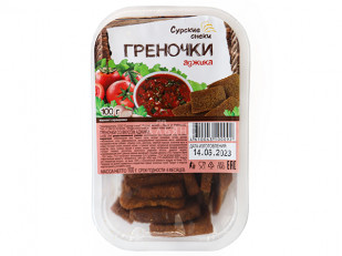 Диспенсеры для снеков: Сурские гренки с Аджикой (100 гр)