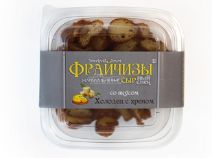 Японские снеки и крекеры: Фрайчизы со вкусом холодец и хрен (100 гр.)