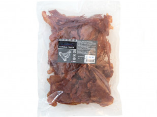 Ведро Ржаные гренки со вкусом Тайский перец (1 кг): Мясо (АЛЬЯНС) вяленое курица гриль (500гр)