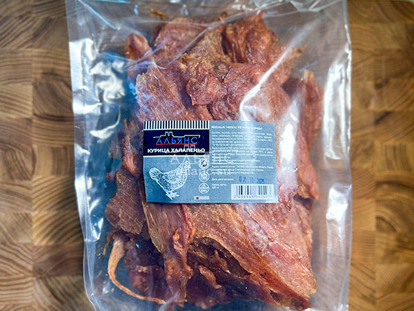 Мясо (АЛЬЯНС) вяленое курица 500гр "С халапеньо" в Новочебоксарске