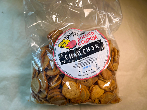 Снапсы ПШЕНИЧНЫЕ "Лосось с сыром" в Новочебоксарске