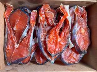 Мясо (АЛЬЯНС) вяленое свинина в прянном томате (500гр): Стейк дикого лосося 