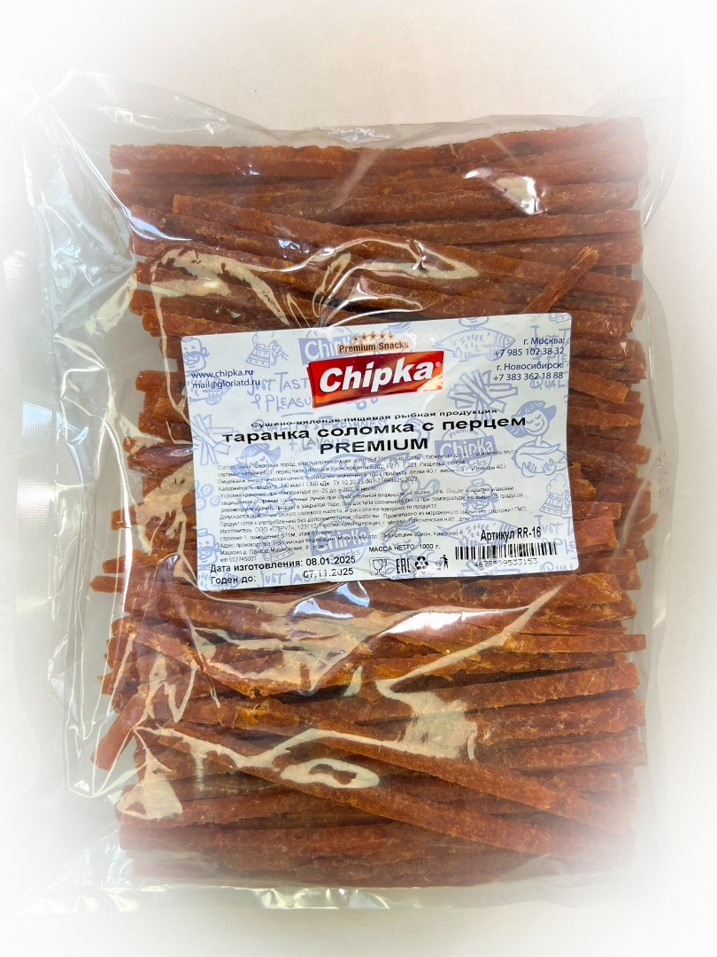 Таранка с перцем (соломка) (Chipka ПРЕМИУМ) в Новочебоксарске
