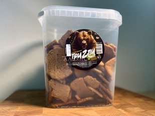 КВАНТОРГ Рубец по-мексикански с соусом чили 150гр/уп: Ведро Ржаные гренки со вкусом Сметана зелень (1 кг)