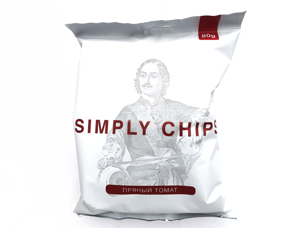 Картофельные чипсы "Simple chips" Пряный томат 80 гр. в Новочебоксарске