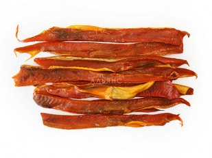 Юкола кеты х/к: Горбуша теша (брюшки) холодного копчения